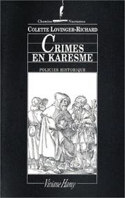 Cover of: Crimes en karesme