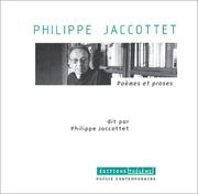 Poèmes et Proses by Jaccottet, Philippe.