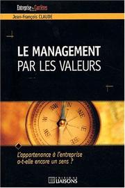 Cover of: Le management par les valeurs