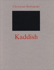 Cover of: Kaddish by Christian Boltanski, Musée d'art moderne de la ville de Paris