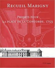 Cover of: Projets pour la place de la concorde 1753 recueil marigny