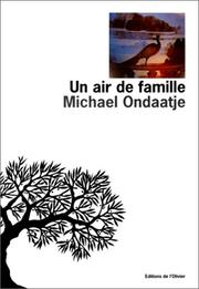 Cover of: Un air de famille