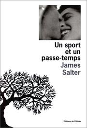 Cover of: Un sport et un passe-temps by James Salter