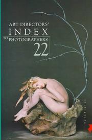 Cover of: Art Directors' Index to Photography 22 (Art Directors' Index to Photographers Vol 1: Europe) by Rotovision