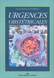 Cover of: Urgences obstétricales