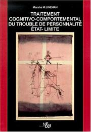 Cover of: Traitement cognitivo-comportemental du trouble de la personnalité
