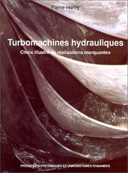 Cover of: Turbomachines hydrauliques by Henry