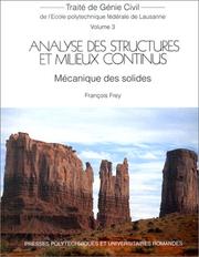Cover of: Analyse des structures et milieux continus. Mécanique des solides