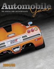 Cover of: Automobile Year 2004-05 No.52