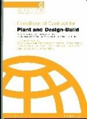 Cover of: Conditions of Contract for Plant and Design-build for Electrical and Mechanical Works and for Building and Engineering Works Designed by the Contractor