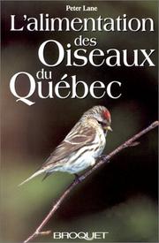 Cover of: L'alimentation des oiseaux