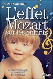 L'effet Mozart sur les enfants by Campbell