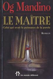 Cover of: Le maître