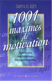 Cover of: 1001 maximes de motivation