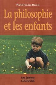 Cover of: La Philosophie et les Enfants