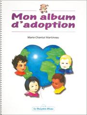 Mon album d'adoption by Martineau