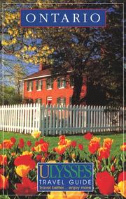 Cover of: Ulysses Travel Guide Ontario, 3rd Edition (Travel Guides)