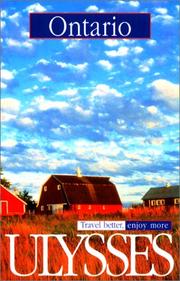 Cover of: Ulysses Travel Guide Ontario, 4th (Ulysses Travel Guides)