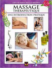 Cover of: Massage Thérapeutique