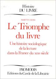 Cover of: Le triomphe du livre