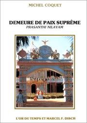 Cover of: Demeure de paix suprême  by Michel Coquet