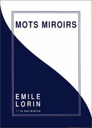 Mots miroirs by Emile Lorin