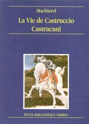 Cover of: La vie de Castruccio Castracani de Lucques
