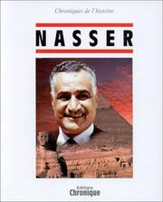 Cover of: Nasser by Michel Marmin, Jacques Legrand