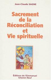 Cover of: Sacrement de la réconciliation et vie spirituelle