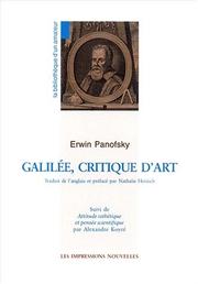 Cover of: Galilee critique d'art by Erwin Panofsky