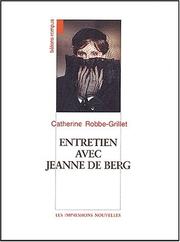Cover of: Entretiens avec jeanne berg