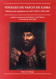 Cover of: Voyages de Vasco de Gama. Relations des expéditions de 1497-1499 et de 1502-1503 by Jean Aubin