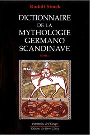 Dictionnaire de la mythologie germano-scandinave by Rudolf Simek