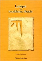 Cover of: Lexique du bouddhisme tibétain