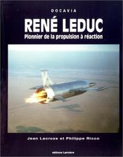 Cover of: René Leduc. Pionnier de l'aviation