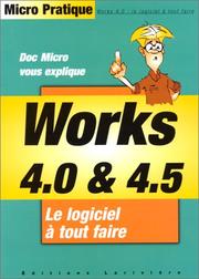 Cover of: Works 4.0 et 4.5  by Virginie Dorseuil