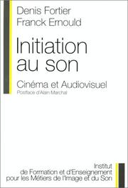 Cover of: Initiation au son by F. d. /Ernould Fortier