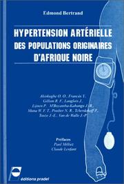 Cover of: Hypertension artérielle des populations originaires d'Afrique noire