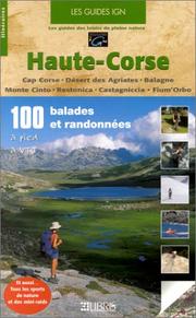 Cover of: Haute-Corse : 100 balades et randonnées