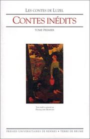 Cover of: Contes inédits, tome 1 by Françoise Morvan