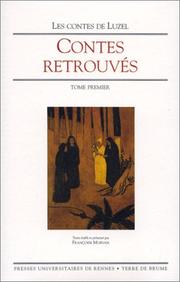 Cover of: Contes retrouvés, tome 1 by Françoise Morvan