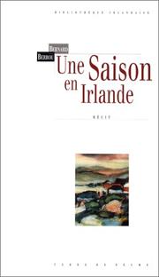 Cover of: Une saison en Irlande, ou, L'attente de l'Ouest (Bibliothque irlandaise)