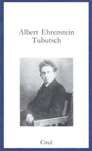 Cover of: Tubutsch