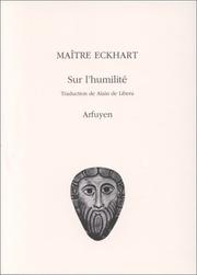 Cover of: Sur l'humilité