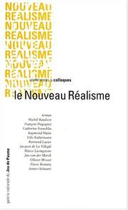 Cover of: Le nouveau réalisme