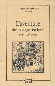 Cover of: Aventure des Français en Inde by R.Vincent