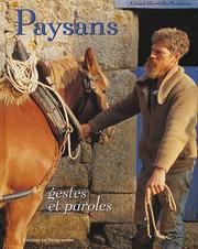 Cover of: Gestes et paroles de paysans by Gérard Alle, Gilles Pouliquen