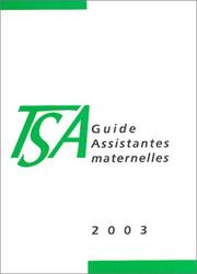 Cover of: Guide assistantes maternelles 2003