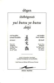 Cover of: Yuibutsu Yobutsu  by Dōgen Zenji, Eido Shimano