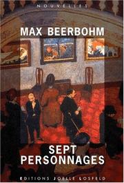Cover of: Sept personnages by Sir Max Beerbohm